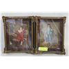 Image 1 : 2 VINTAGE FRAMED PICTURES APROX 9"X11"
