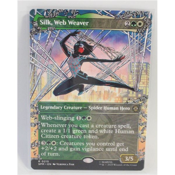 SILK WEB WEAVER FULL ART MAGIC CARD