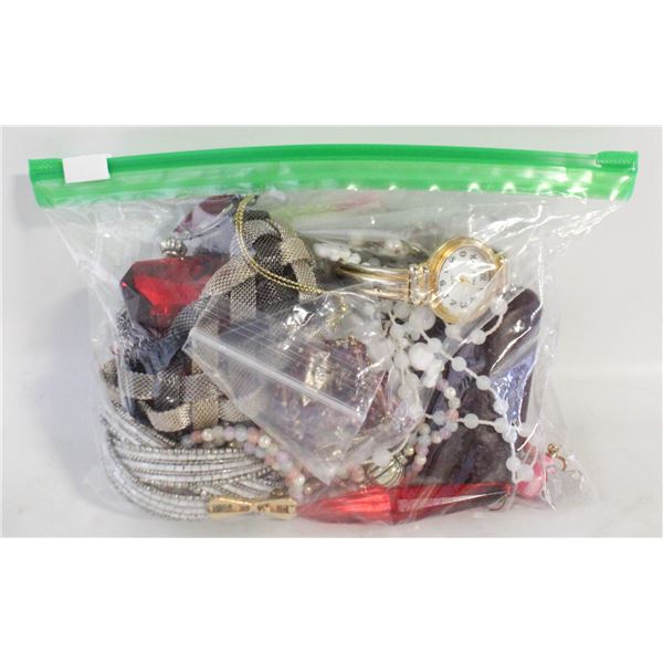 BAG OF ESTATE JEWELRY-ESTATE