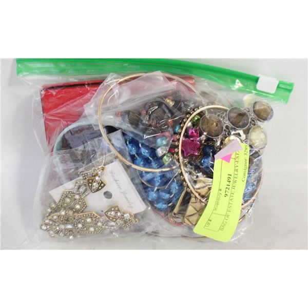 BAG OF ESTATE JEWELRY-ESTATE