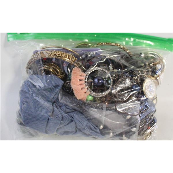 BAG OF ESTATE JEWELRY-ESTATE