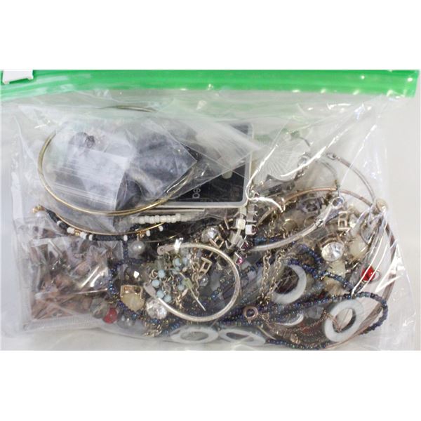 BAG OF ESTATE JEWELRY-ESTATE