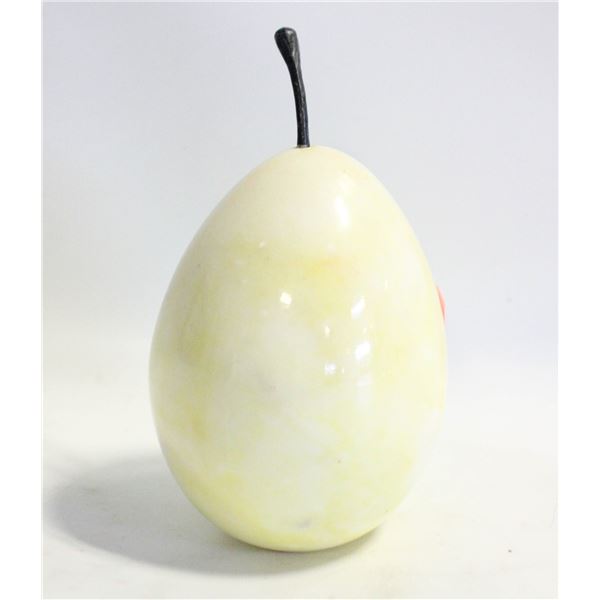 VINTAGE HEAVY MARBLE PEAR 4”
