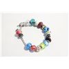 Image 1 : CHARM BRACELET GLASS BEADS