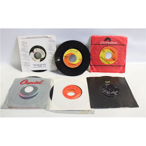 BEATLES 45'S RECORDS ALL TOGETHER-ESTATE
