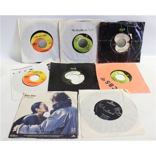 BEATLES 45'S RECORDS ALL TOGETHER-ESTATE
