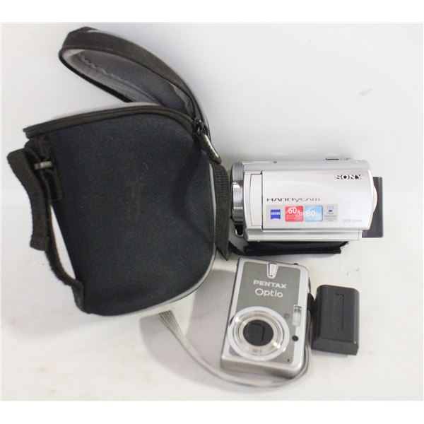 SONY HANDYCAM & PENTAX OPTIO