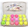 Image 1 : 18 COLOR GOLF BALLS + TEES