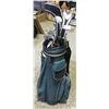 Image 1 : 10 LH GOLF CLUBS + BAG LEFT