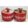 Image 1 : 2 ANTIQUE GAS CANS