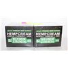 Image 1 : NEW 2 SEALED HEMP CREAM MAXIMUM STRENGTH ARNICA