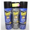 Image 1 : NEW 3 SEALED JOHNSON RAID MAX FLYING INSECT &