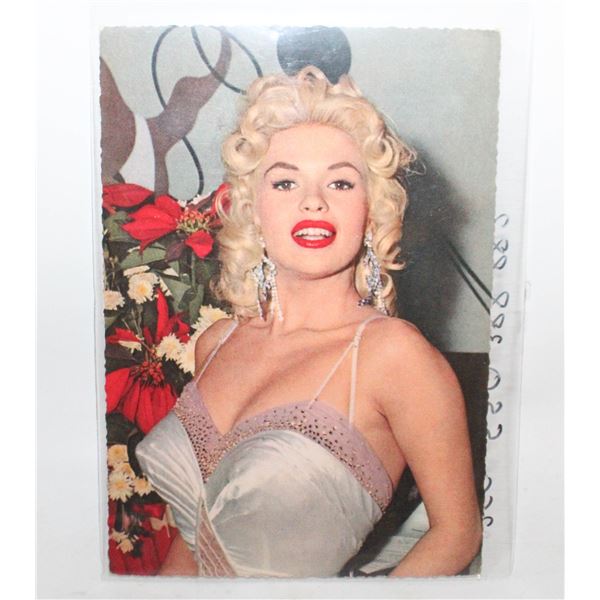 JAYNE MANSFIELD POSTCARD UNUSED VINTAGE