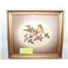 Image 1 : FRAMED PETIT POINT BIRD