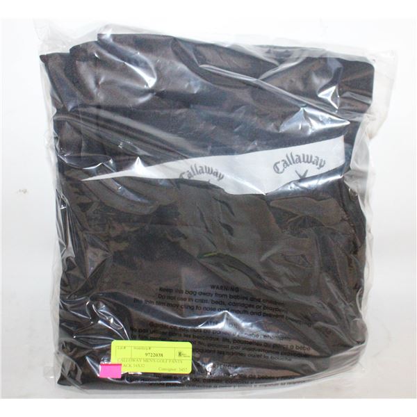 CALLOWAY MEN'S GOLF PANTS BLACK 34X32