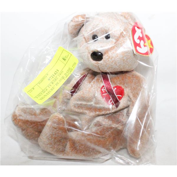 VINTAGE TY RARE 1999 "SIGNATURE" BEANIE BABIE