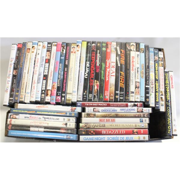 FLAT OF DVD’S – ACTION & COMEDY (47)