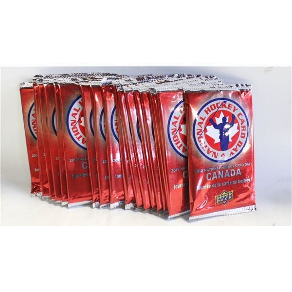 19 SEALED PACKS 2012 HOCKEY CARDS