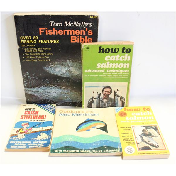 5 FISHING BOOKS