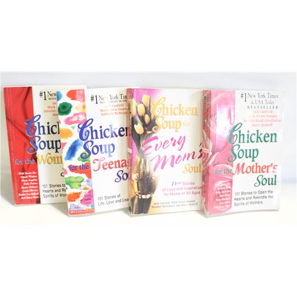 4 CHICKEN SOUP INSPIRATIONAL BOOKS