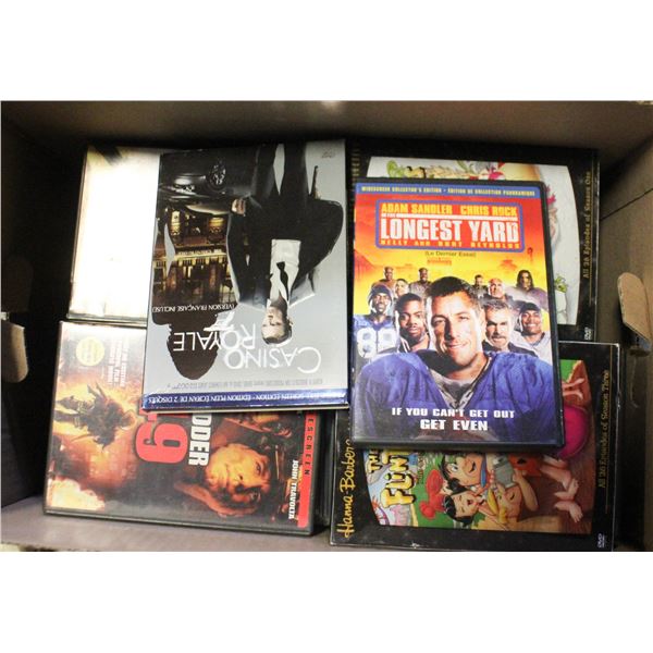 LOT OF 55 DVD'S