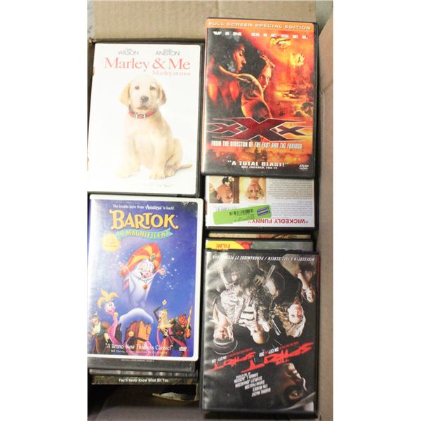 LOT OF 82 DVD'S