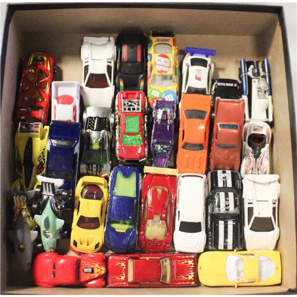 FLAT OF DIECAST CARS