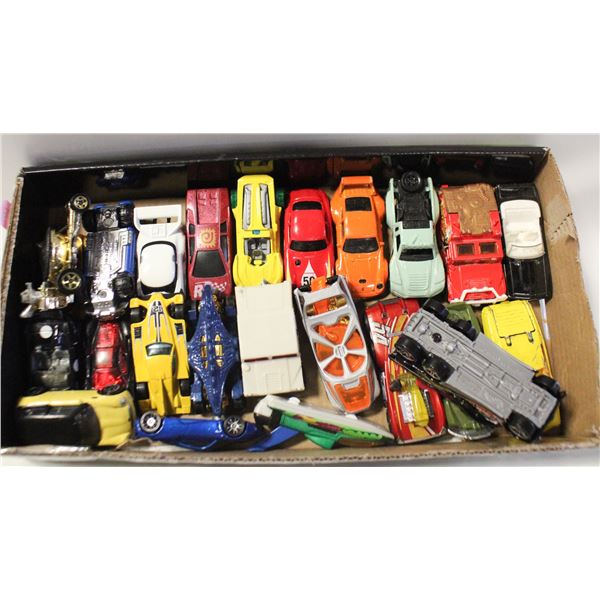 FLAT OF DIECAST CARS