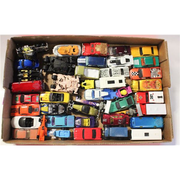 FLAT OF DIECAST CARS