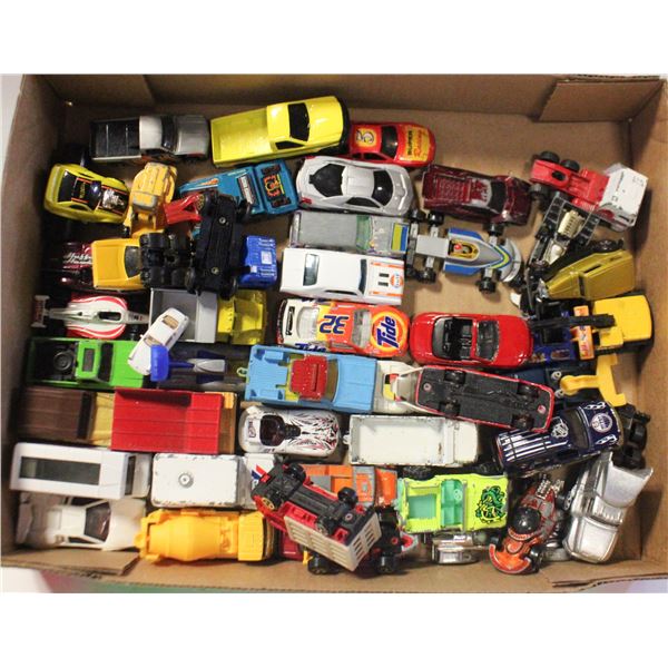 FLAT OF DIECAST CARS