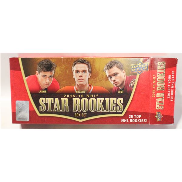 2015-16 UPPER DECK STAR ROOKIES