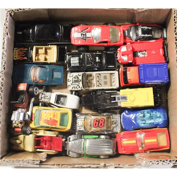 FLAT OF DIECAST CARS