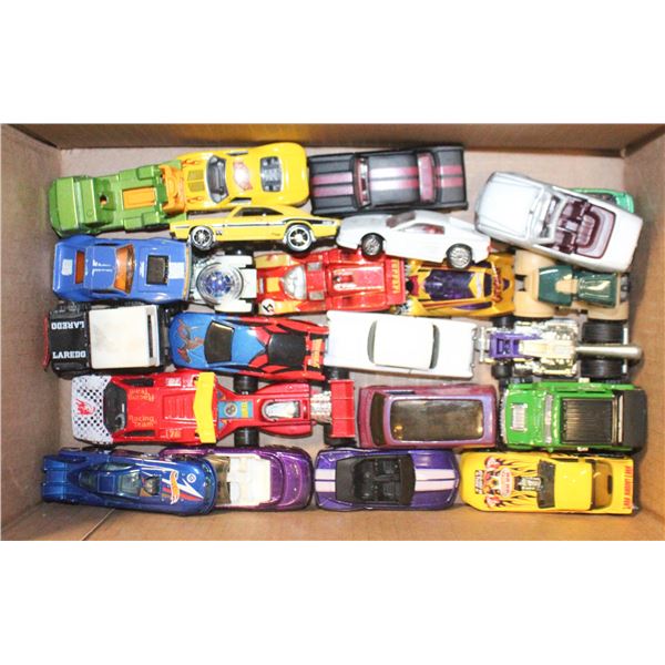 FLAT OF DIECAST CARS