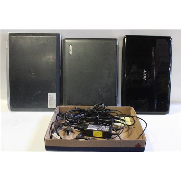 ESTATE ELECTRONICS 3 LAPTOPS UNTESTED