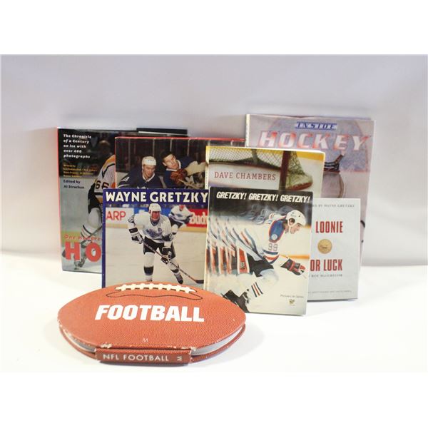 ESTATE GRETZKY & HOCKEY BOOK COLLECTION-ESTATE