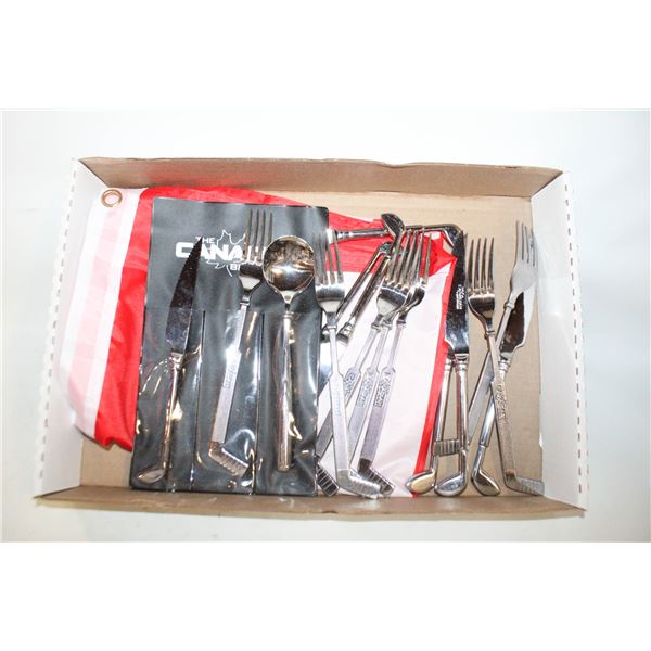 MOLSON CANADIAN FLAG+SPORTS SILVERWARE