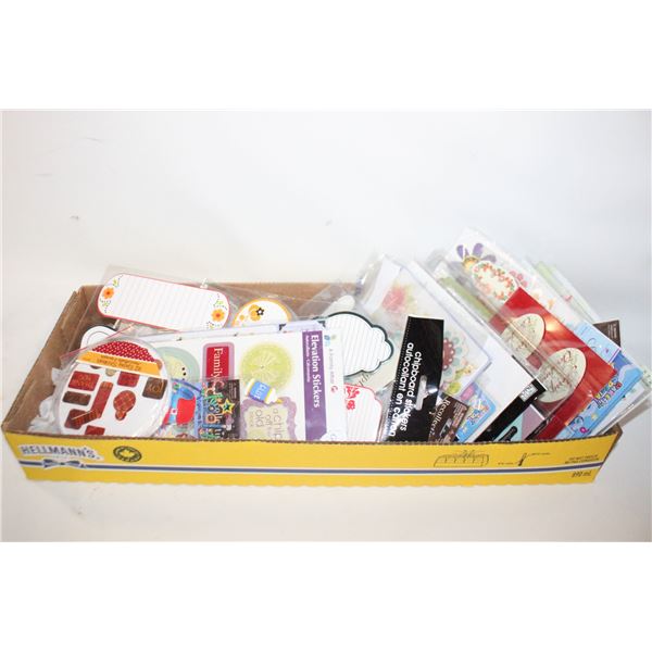 ASSORTED ESTATE SCRAPBOOKING STICKERS