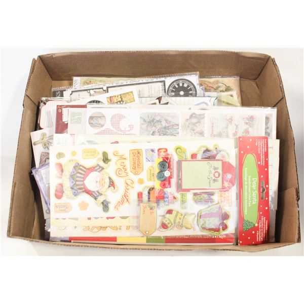 ASSORTED ESTATE SCRAPBOOKING STICKERS