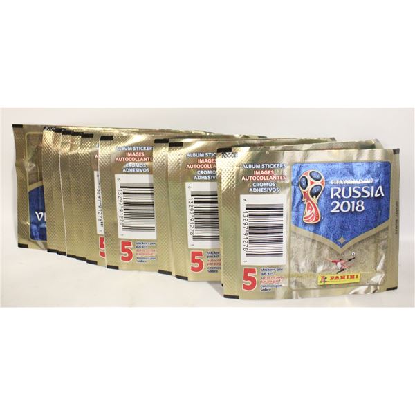 12 SEALED FIFA WORLD CUP STICKERS PANINI