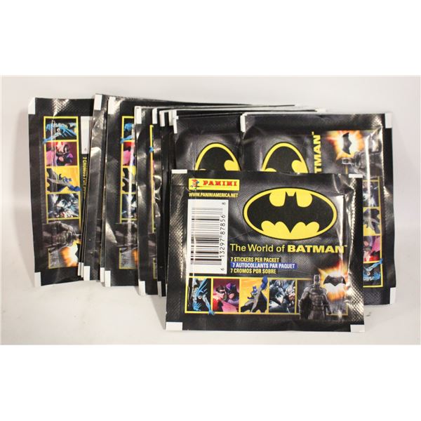 20 BATMAN SEALED STICKERS PANINI