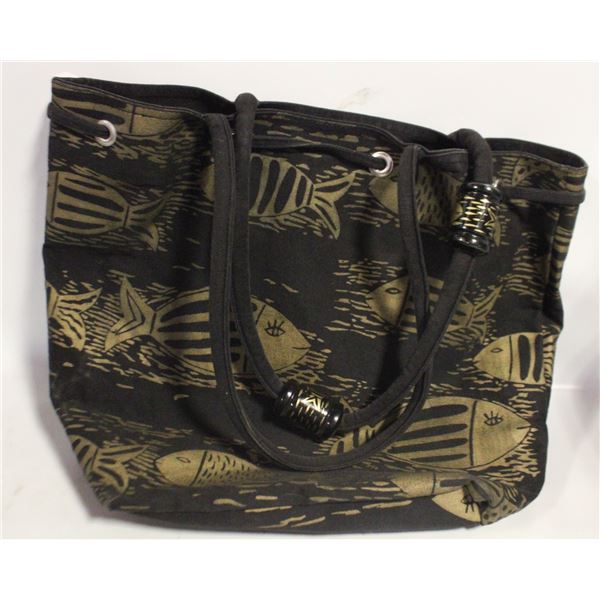 SUN AND SAND FISH THEME HAND BAG