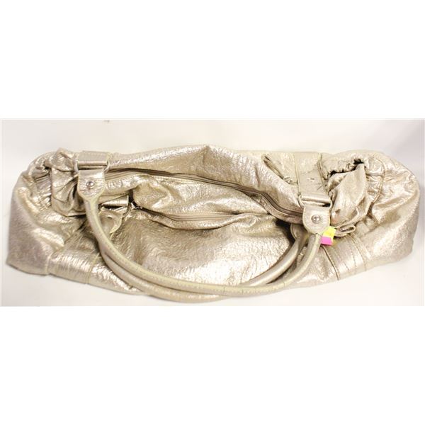 BEBE GOLD TOTE BAG