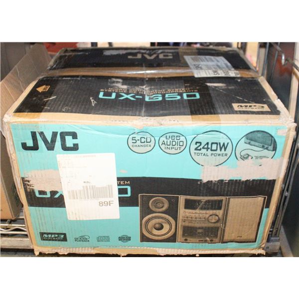 NEW JVC STEREO SYSTEM