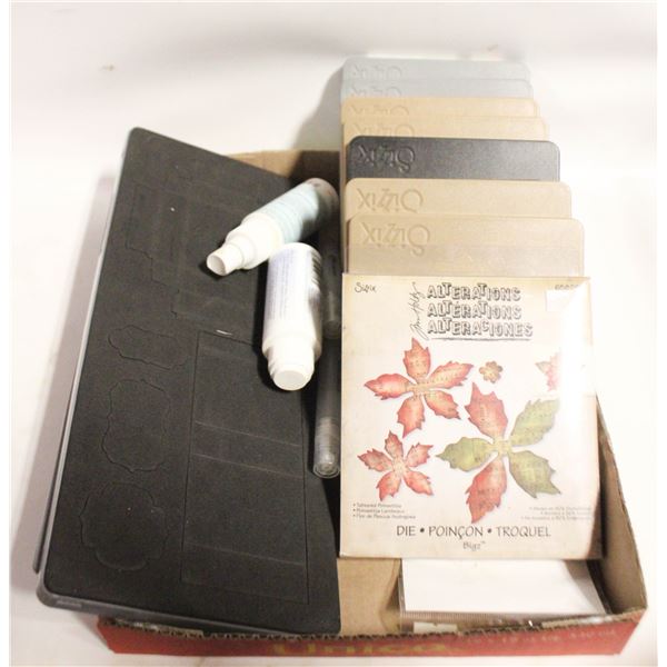 ASSORTED ESTATE SCRAPBOOKING STAMPS