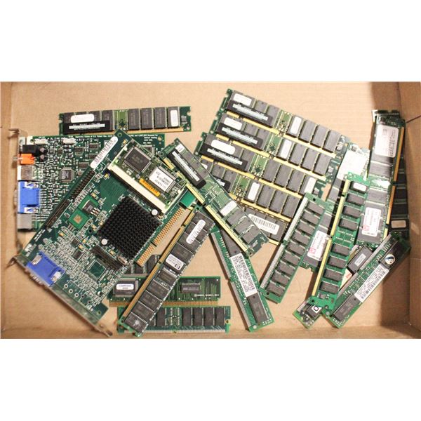 LOT OF COMPUTER PARTS