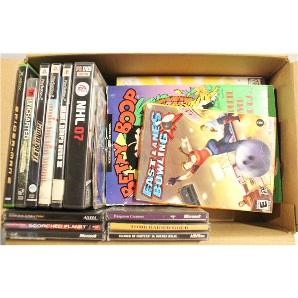 LOT OF PC, PLAYSTATION, X-BOX GAMES