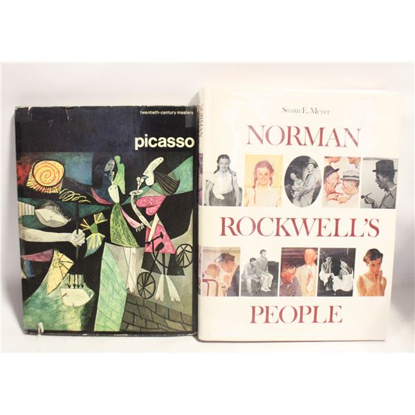 NORMAN ROCKWELL PICASSO BOOKS