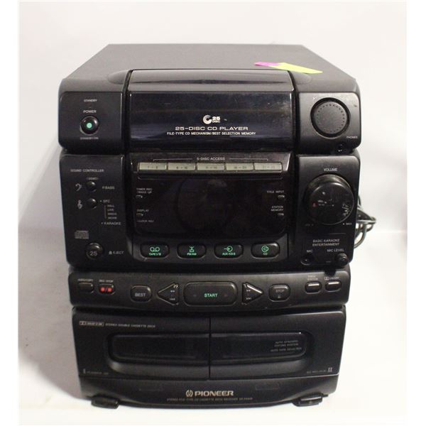 PIONEER XR-P560F STEREO SYSTEM