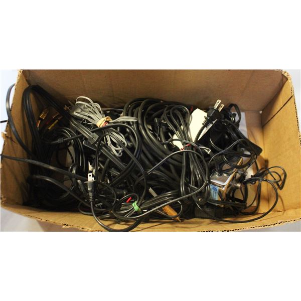 LOT OF ELECTRICAL CORDS