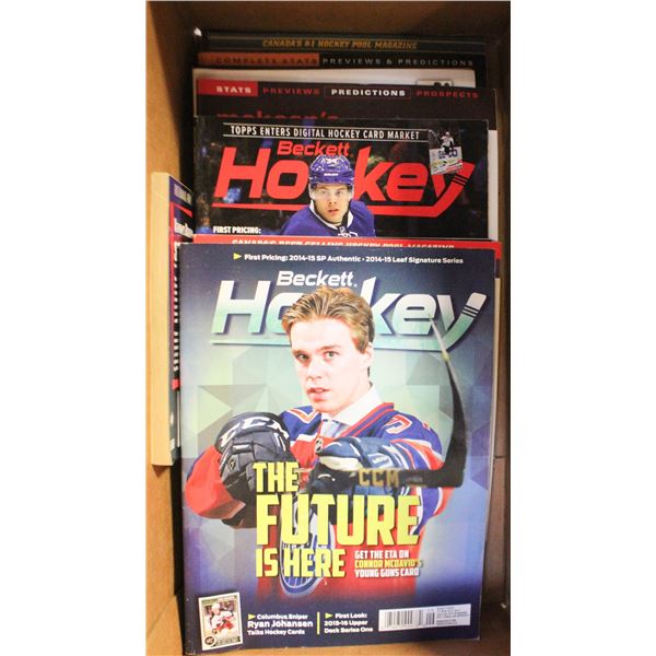10 HOCKEY MAGAZINES + MCDAVID